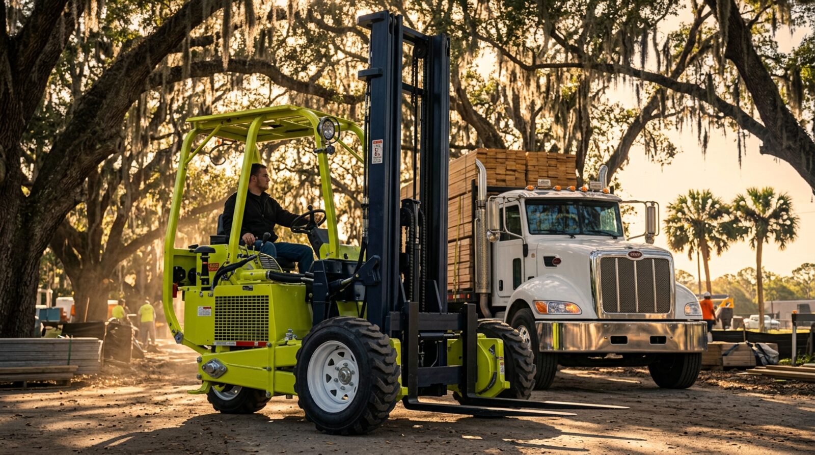 Forklift 4 Hire — forklift + operator on site